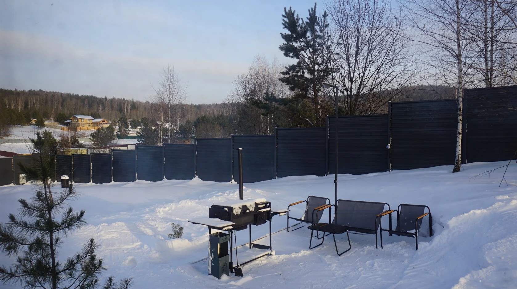 Зона барбекю — фото